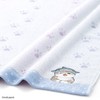 Towel Museum mofusand Ashiato Face Towel, Blue, Cat, Cute, 43-0152130,