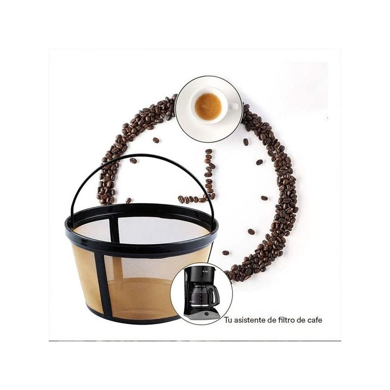 Filtro de Café Permanente Reutilizable de Camasta Para Cafeteras de