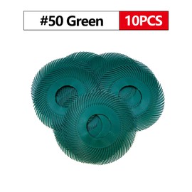 Radial Bristle Brush, 6 in x 1/2 in x 1 in, 50#, 1SET