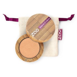 Zao Pearly Copper Gold 113 Shimmering Eye Shadow – Pearl in a Refillable Bamboo Container Certified Bio/Ecocert/Cosmebio/Natural Cosmetics)