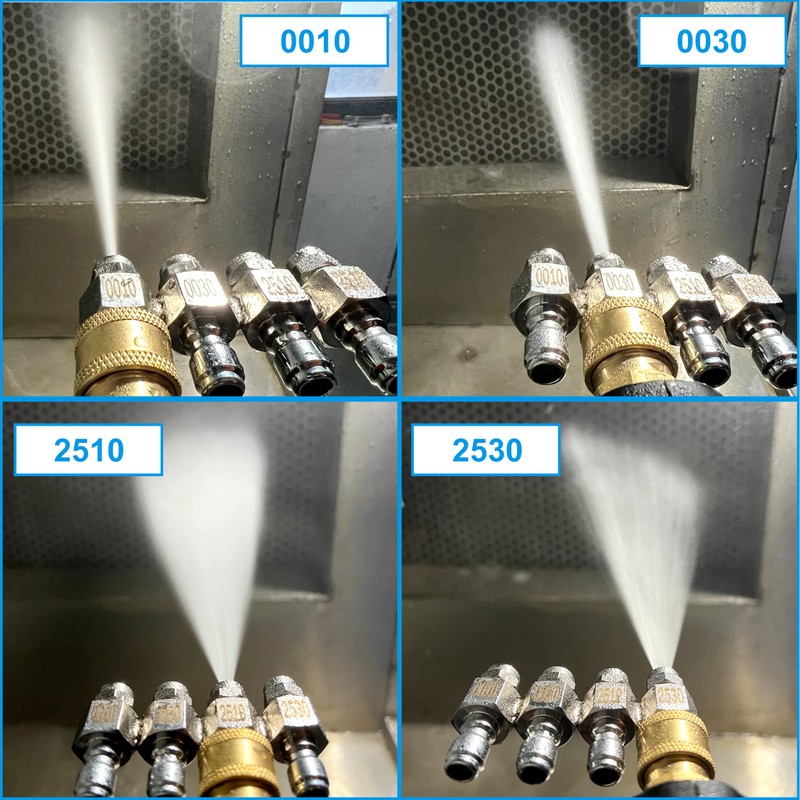 RIDGE WASHER Pressure Washer Nozzle, Stainless Steel Soft Wash Nozzle