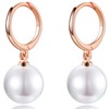 MASOP Pearl Hoop Earrings Silver 925 / Gold Earrings Pearls