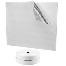 Attic Fan Cover, Whole House Insulation Cover for Vents with Adhesive Veclro Strips, Attic Door Insulation for Ceiling Fan Vent Shutter, Fits Up to 50.78 x 50.78 inch (129 x 129cm)