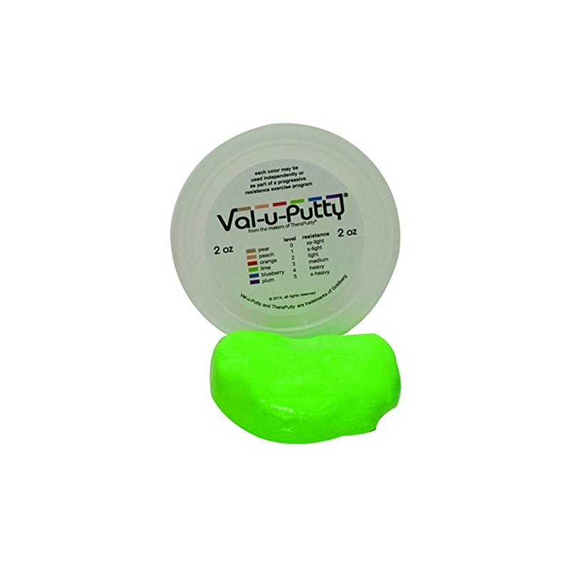 Val-u-Putty 10-3903 Exercise Putty, Lime, 2 oz.