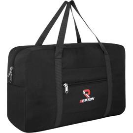 Repton Cabin Bag 45x32x16 | Airlines Underseat Travel Bag Holdall Bag | Carry on Hand Luggage Weekend Bag for Men & Women (Black)