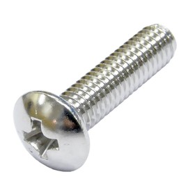Onokatsu, Cross Hole, Small Head, Truss Machine Screws, Stainless Steel, M4 x 6 (D=Φ8), 80 Pieces (Made in Japan) 127-00-0406-D8