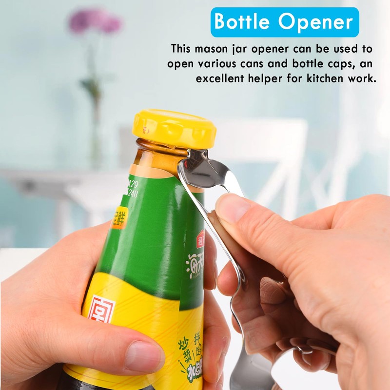 CATO-WDJ Mason Jar Opener with No Lid Dents or Damage,Multi-Purpose