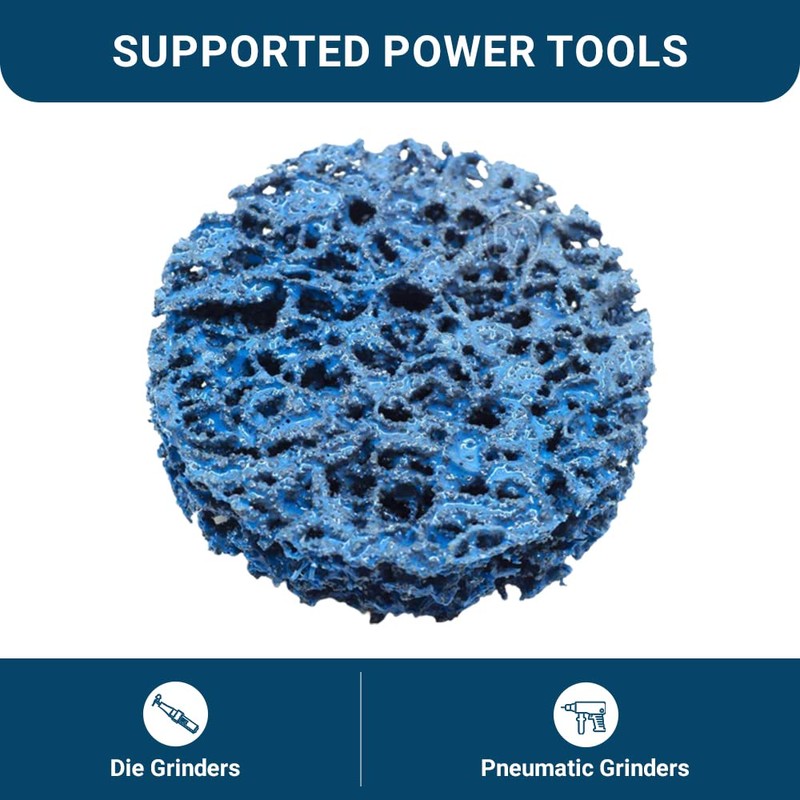 Benchmark Abrasives 2 Inch Sanding Discs Quick Change, Nylon, Male