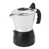 Moka Pot with Double Valve 150ML octagonal Aluminum Moka Stovetop