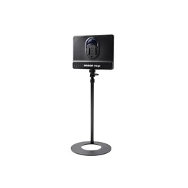 Amaran Base Stand with Adjustable Height Integrated Locking Wheel and Weighted Steel Base (Black)