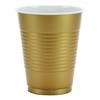 Hanna K. Signature 50 Count Plastic Cup, 18-Ounce, Gold