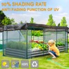 90% Shade Cloth,Chicken Coop Shade Cover, Sturdy Durable Sunblock Shade