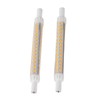 2Pcs R7S 98LED Bulb Double Ended 118mm Dimmable Flood Light