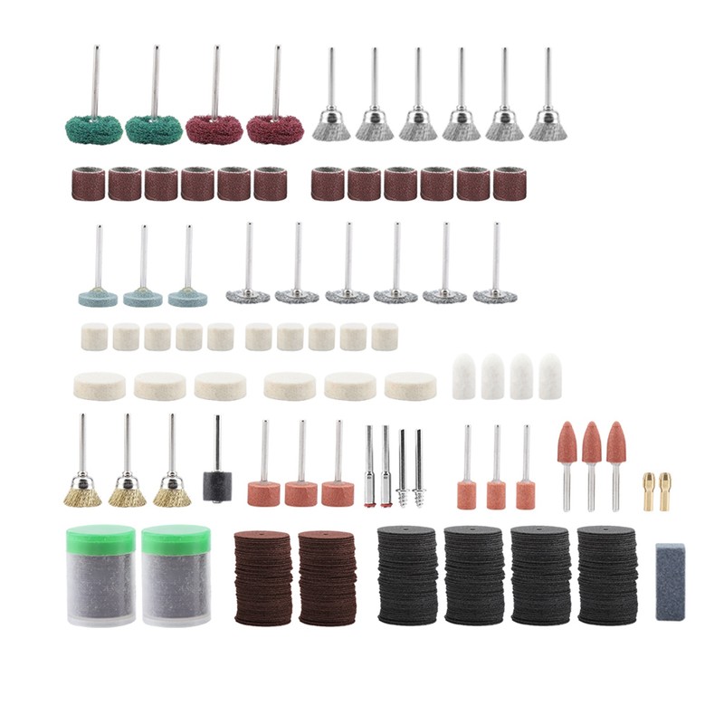 347Pcs Grinding Sanding Polishing Rotary Tool Wheel Accessory Kit Set