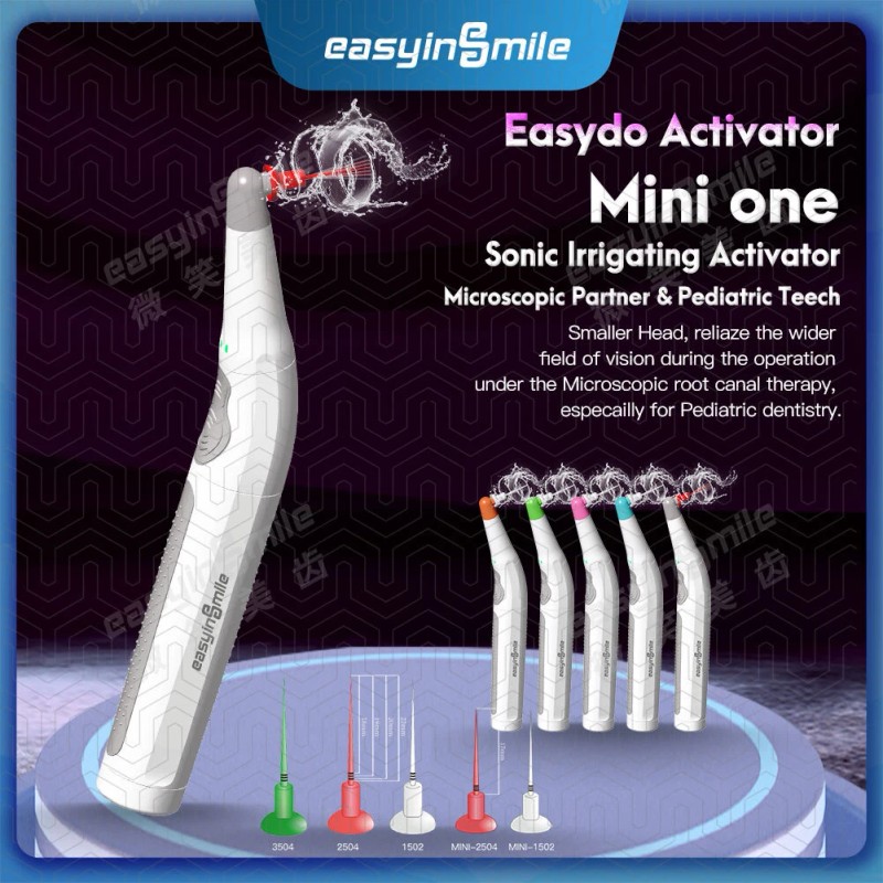 Easyinsmile Dental Endo Sonic Activator Endodontic Irrigator+45Pc Never Break Tips