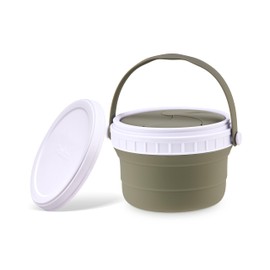 Tegion No Spill Silicone Toddler Snack Containers, Detachable Silicone Flap for Filling&Cleaning, Crumb-Free Hard Plastic Screw Travel Lid, Ultra-Soft for Baby Kids Hand In-Out, Snack Cup Holder 12 oz