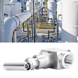 Straight Needle Valve, 3/8 Inch, 304 Stainless Steel BSPP Female Thread High Pressure Needle Control Valve, for Water Gas Oil Fuel Transmission (3/8inch)