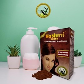 5 HENNA TINTE PARA CABELLO (CAFE ESPECIAL) HASHMI | LO MAS NATURAL | SIN MALTRATAR TU CABELLO
