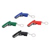 4pcs Rubber Band Launcher Toy Foldable Mini Portable Metal Rubber