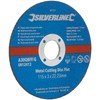 Silverline 447131 Metal Cutting Discs Flat 10pk 115 x 3