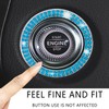 Luminuti Bling Crystal Push Start Engine Button Cover, Car Rhinestone