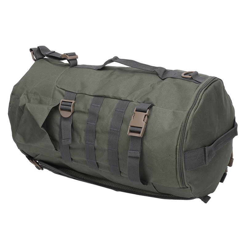 Fishing Tackle Backpack Large Capacity Portable Cylindrical Fishing Rod Bag