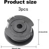 3 Pcs Strimmer Spool Replacement for for Bosch ART 23