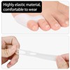 ZYFC 4 Pack Gel Pinky Toe Separators, Double Hole Toe