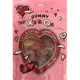 Trader Joe's Soft and Chewy Gummy Candy in X's & O's (Pack of 1)