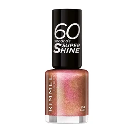 Rimmel 60 Seconds Glitter Nail Polish, 834 Fab, 8 ml