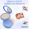 LUSCOR Polvos Compactos Maquillaje, Polvos mate, polvos compactos con control