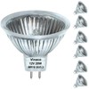 Vinaco MR16 Halogen Bulb 20W 12V, 6 Pack MR16 Bulb