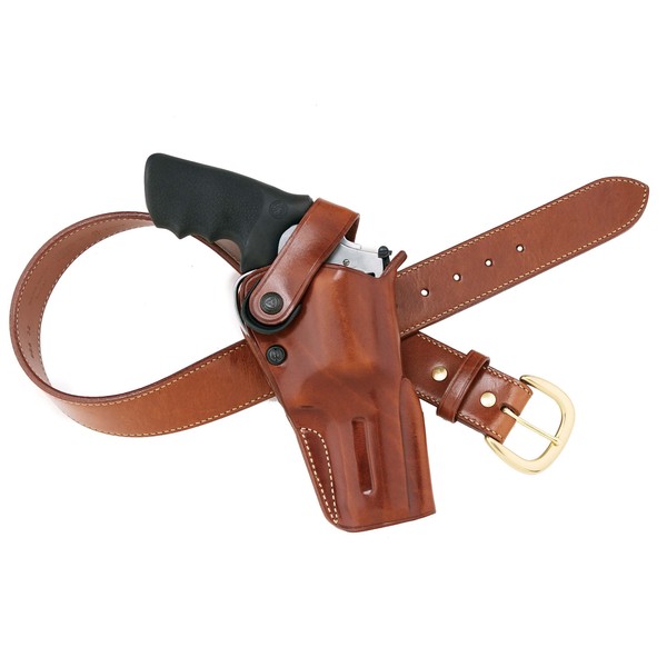 GALCO - Dual Action Outdoorsman Holster for Smith & Wesson L FR 686 6-Inch, Left Hand (Tan) (DAO105)