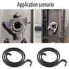 ZZLZX 4PCS Door Lock Spring 2.5 Turns Handle Spring Replacement