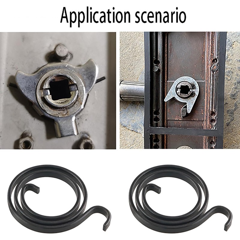 ZZLZX 4PCS Door Lock Spring 2.5 Turns Handle Spring Replacement