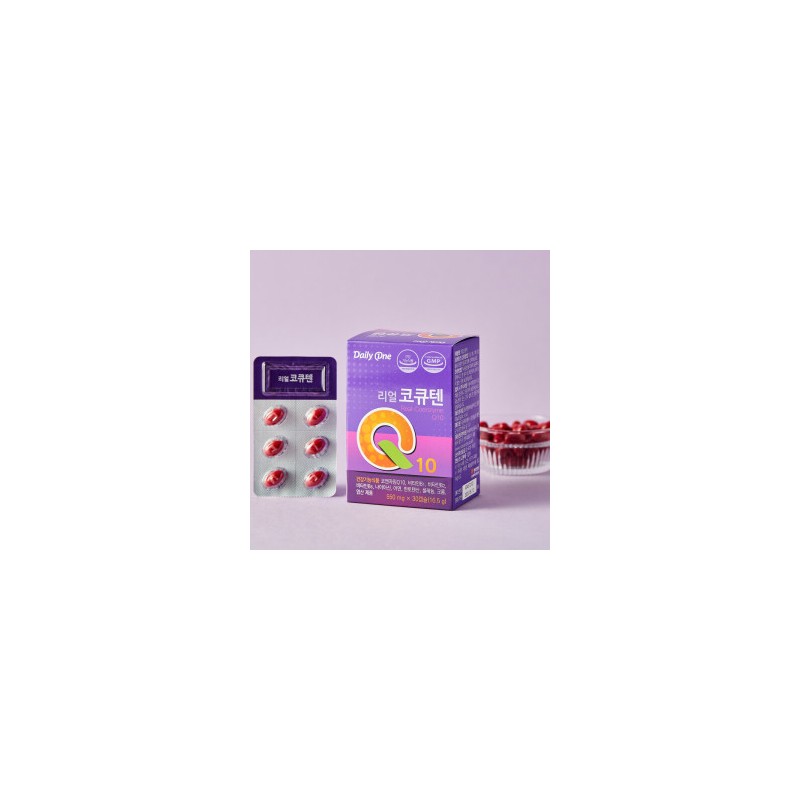 (Daily One) Real CoQ10 16.5g 30 capsules x 3 containers,