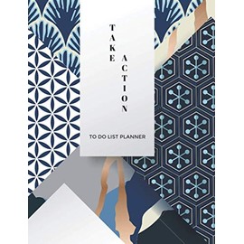 Take Action to Do List Premium Planner: Modern Japanese Style Notebook Planner - Daily Weekly and Monthly