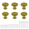 Tyqzor 6 Pack Antique Bronze Cabinet Knobs, Kitchen Drawer Knob,