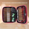 13 Pairs of Interchangeable Bamboo Knitting Needle Set, 2.75 mm
