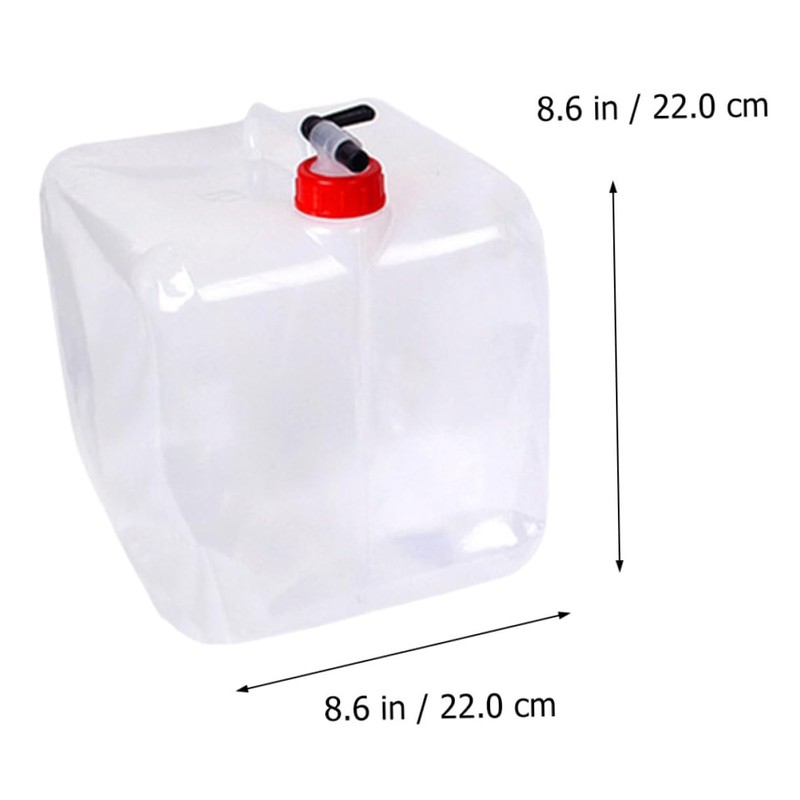 WOONEKY Camping Containers Water Dispenser 15l Portable Water Gallon Tank