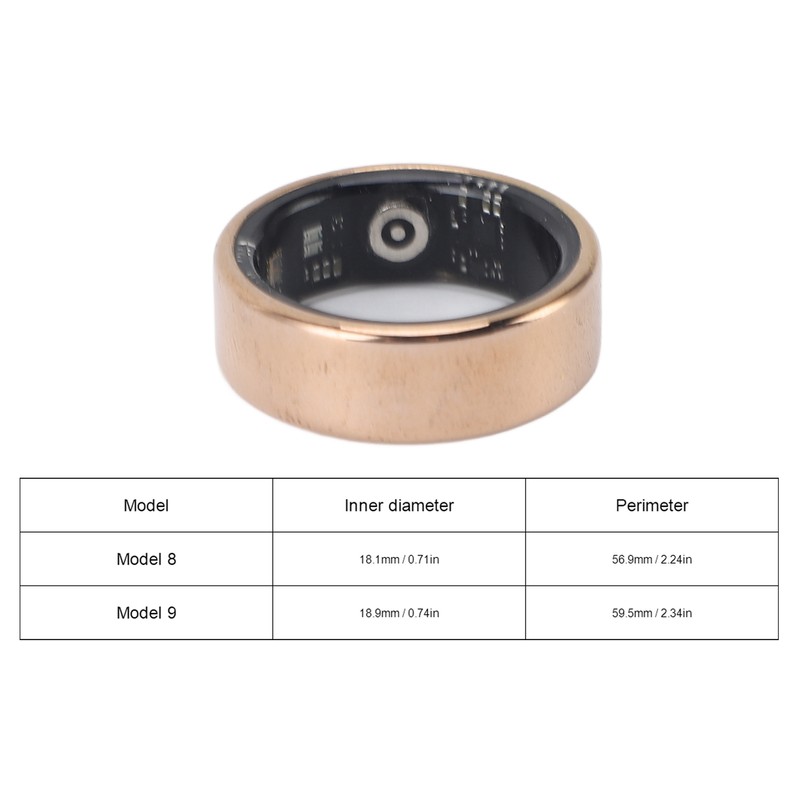 Smart Ring IP68 Waterproof Multi Sports Modes Magnetic Charging BT
