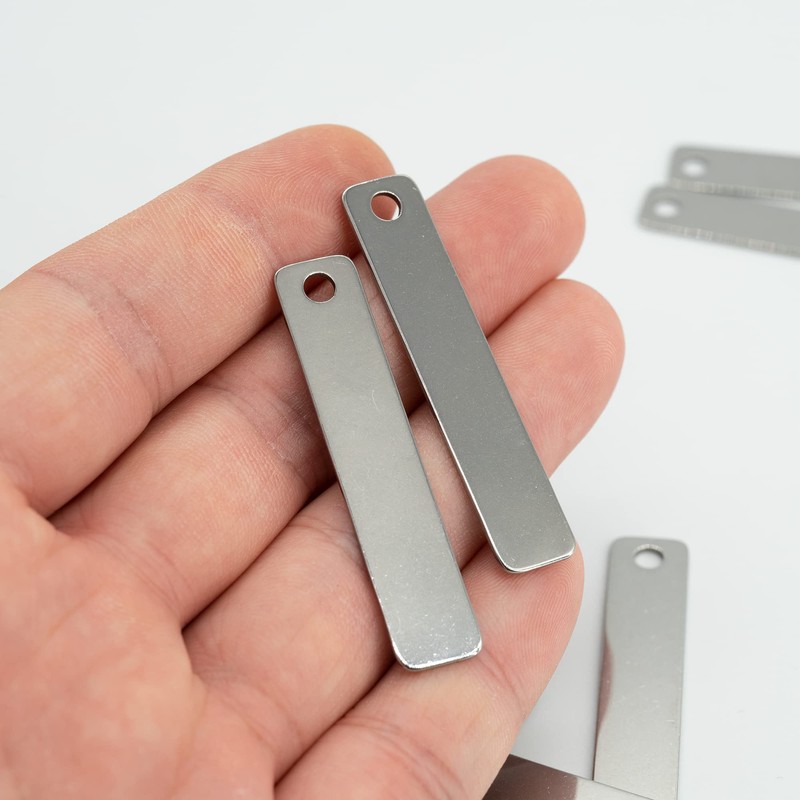 StayMax Metal Engraving Blanks Stamping Blanks Stainless Steel Rectangle Blank