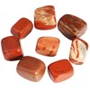 SUNYIK Tumbled Polished Stone,Smooth Rock Crystal for Tumbling,Cabbing,Red Jasper 1pound(About