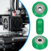 uxcell 4Pcs 3D Printer Wheel with 625ZZ Linear Bearing, 3D