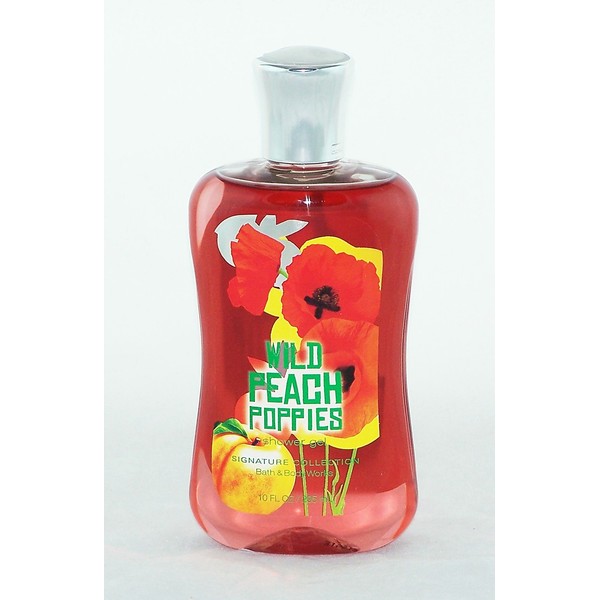 Bath & Body Works Wild Peach Poppies Shower Gel 10 Oz. by Bath & Body Works