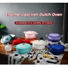 EDGING CASTING Enameled Cast Iron Covered 5.5 Quart Dutch Oven