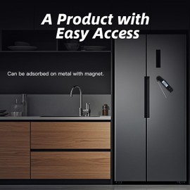 Latest Thermocouple Food Thermometer. Faster: <1 second response time. More accurate: ± 0.3°C, IP67 Waterproof, For Meat/Candy/Grill/BBQ (Red)