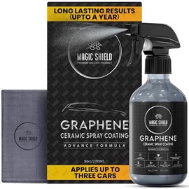 Graphene Ceramic Coating for Cars - High Protection 3 in 1 Spray, Recubrimiento 10h - Tratamiento Ceramico Automotriz con Grafeno Para Maxima Protecci