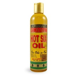 African Royale Hot Six Hair Oil, 8 Ounce (Pack of 2) by African Royale                                                                                