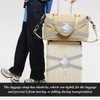 2 Pieces Luggage Fixing Straps, Adjustable Straps, Elastic Straps, Travel